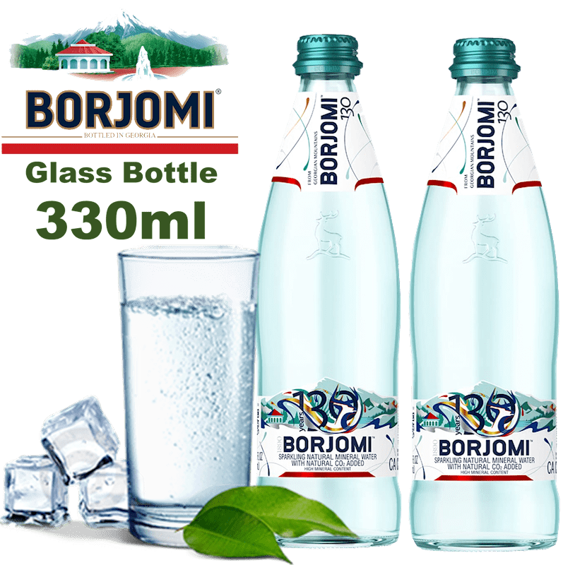 WATER (GLASS) MINERAL BORJOMI 330ML