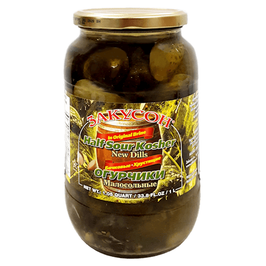 ZAKUSON HALF SOUR PICKLES 1L