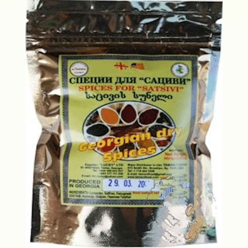 BAG "SATSIVI Mix Spices" 100% natural dry spice 50gr, Georgi