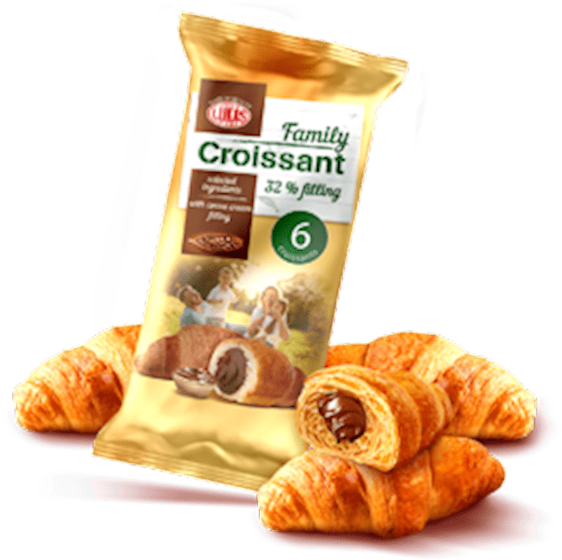 FAMILY PACK CROISSANT WITH CHOCOLATE FILLING 270G LUKAS