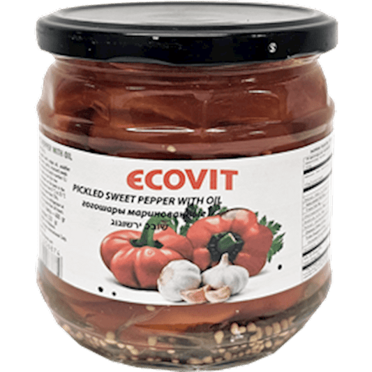 Ecovit Glass Gogoshari Sweet Pepper in Oil 430 ml Moldova