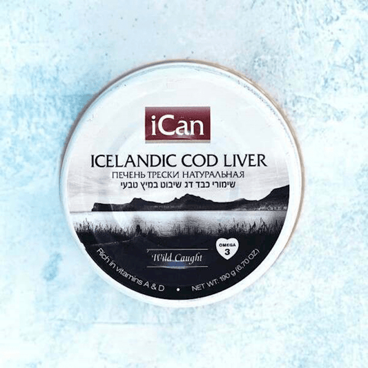 iCAN, ICELANDIC COD LIVER, 190GR