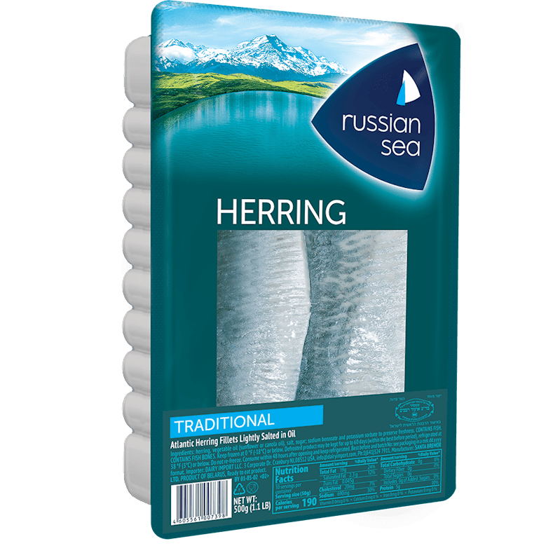 ATLANTIC HERRING FILLETS TRADITIONAL 500GR