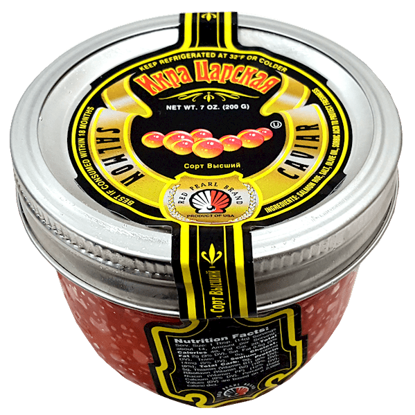 RED PEARL SALMON CAVIAR  TSARSKAYA , USA 200G