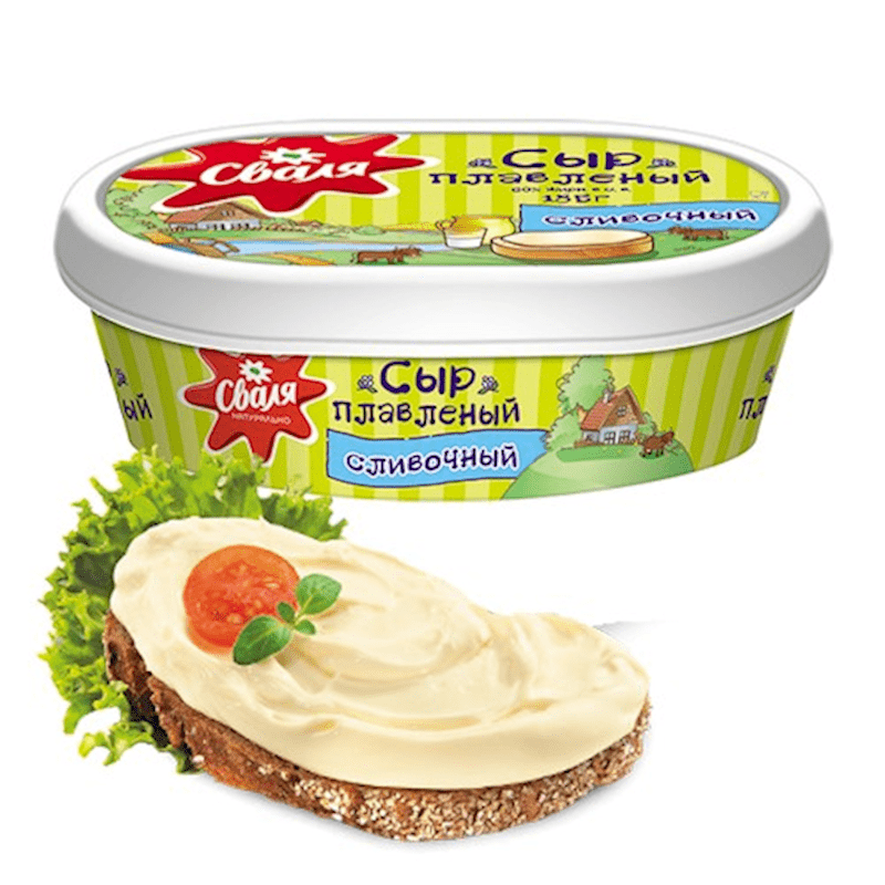 SVALYA PROCESSED CHEESE 57%  SPREAD  185G