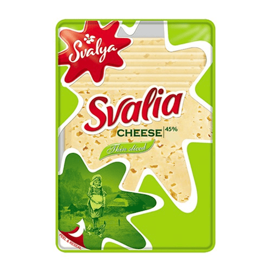 SVALYA SLICED CHEESE 45% 150GR