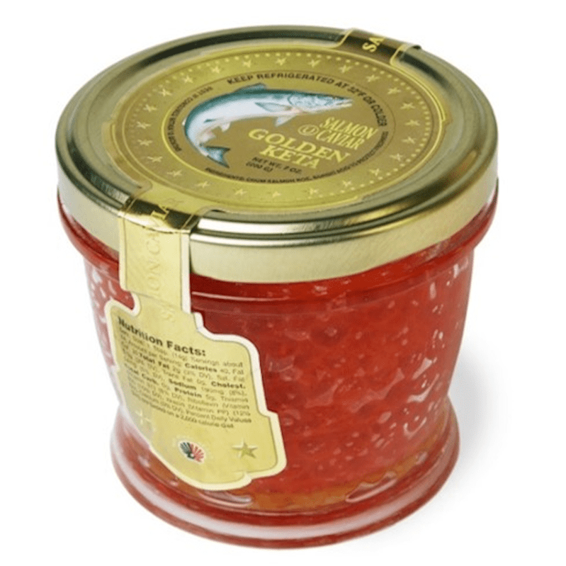 CHUM SALMON CAVIAR  GOLDEN KETA 200gr