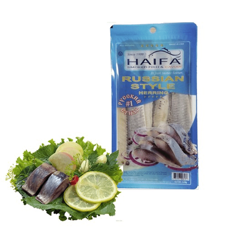 HAIFA HERRING IN OIL RUSSIAN STYLE - 500 GR