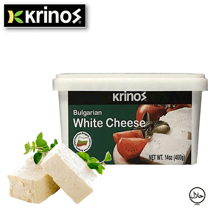 KRINOS FETA CHEESE BULGARIAN WHITE CHEESE 400GR