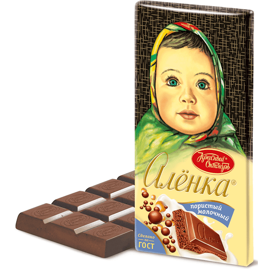 ALENKA AIRATED CHOCOLATE 95GR