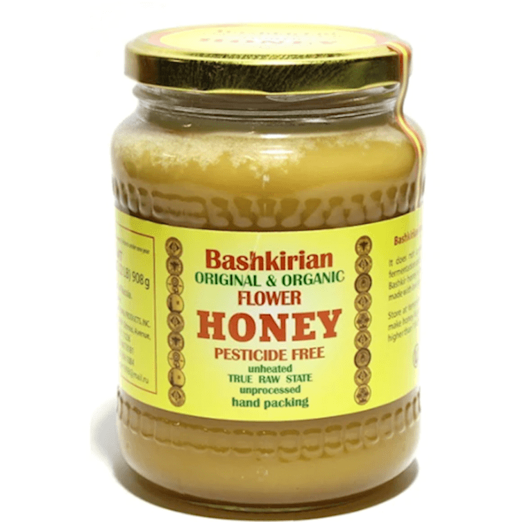 BASHKIRIAN FLOWER HONEY ORGANIC 908 GR.