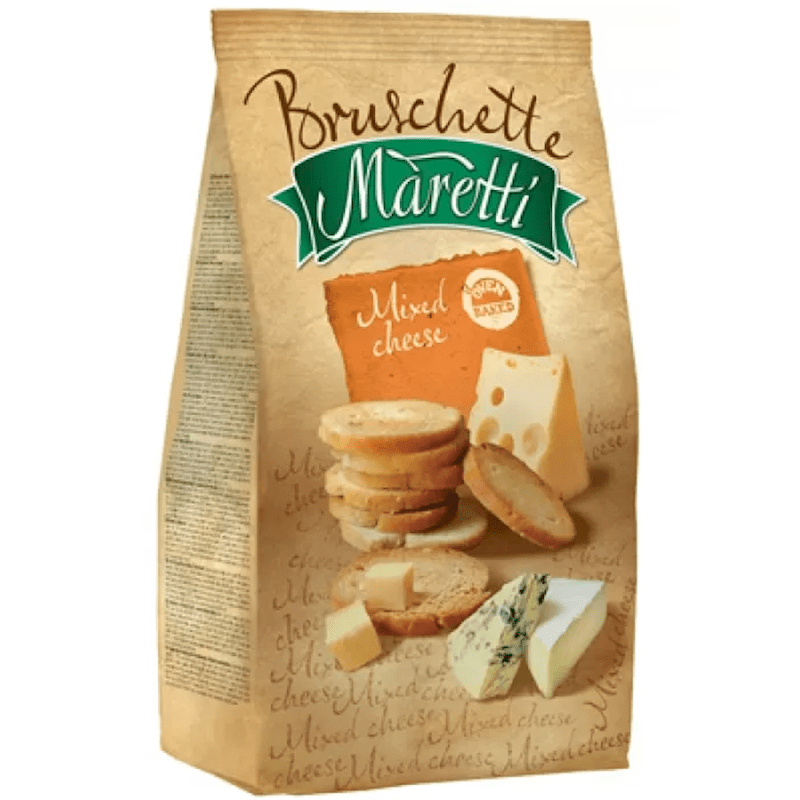 BRUSHETTE MIXED CHESE 70 G MARETTI ITALFOOD