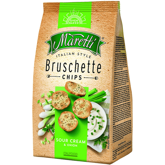 BRUSHETTE ONION AND SOUR CREAM  70 GR