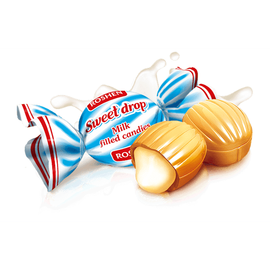 CARAMEL CANDY SWEET DROP WITH MILKY FILLING 2.204 LB / 1KG
