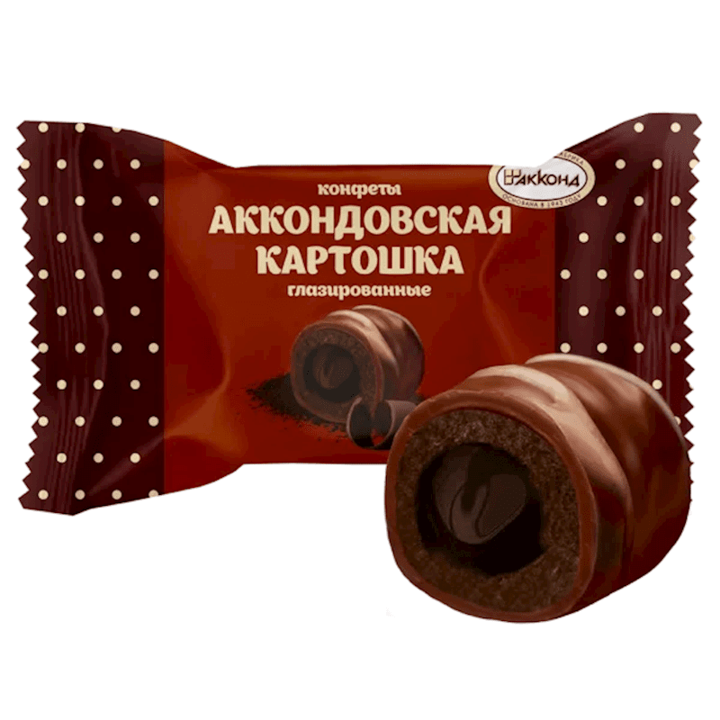 CHOCOLATE CANDY "KARTOSHKA" GLAZED  6.63LB