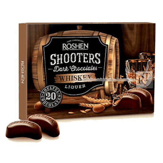 CHOCOLATE  SHOOTERS  WITH WHISKEY 150G
