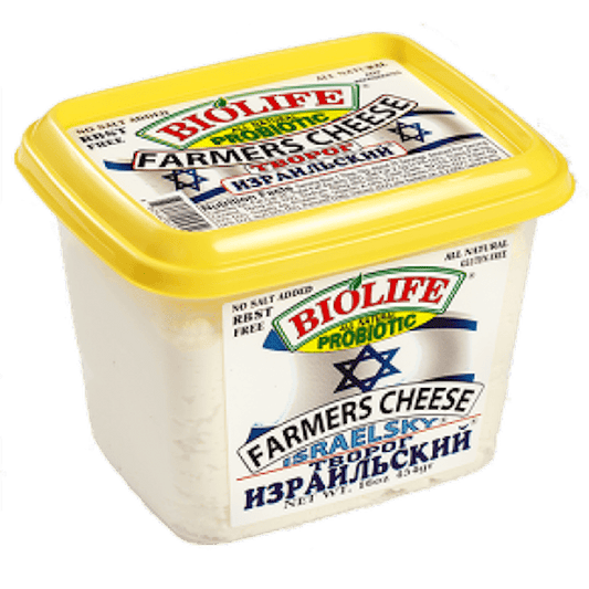 BIOLIFE FARMER CHEESE ISRAEL 1 LB