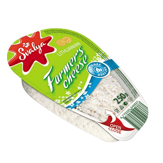 SVALYA FARMER CHEESE VILLAGE 0.5 % 250 GR