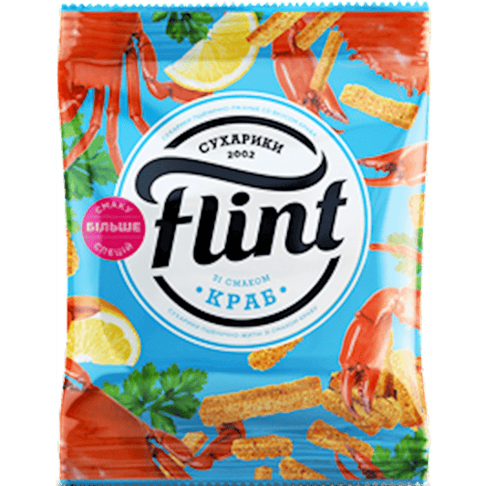 FLINT TOAST CRAB 70 GR, 5 PACK