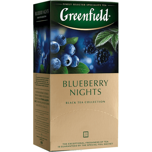 GREENFIELD  BL.TEA  BLUEBERRY NIGHTS 25TB.