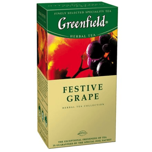 GREENFIELD HERBAL TEA  FESTIVE GRAPE 25 TB