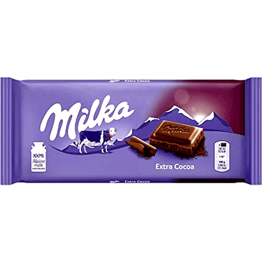 MILKA CHOCOLATE BAR DARK CHOCOLATE 100 GR