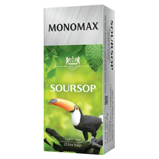 MONOMAX TEA  GREEN SOURSOP 25 BAGS x 1.5 GR