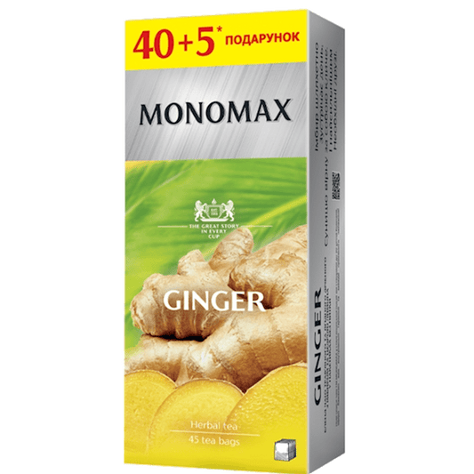 MONOMAX TEA VALUE PACK HERBAL GINGER 45TB