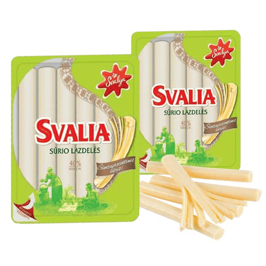 SVALYA MOZZARELLA STRING CHEESE 40 % 260 GR