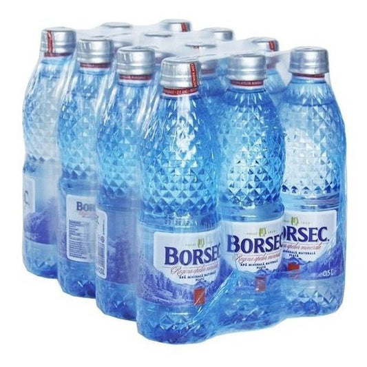 NATURAL MINERAL WATER NOT CARBONATED BORSEC 0.5L, 12 pack