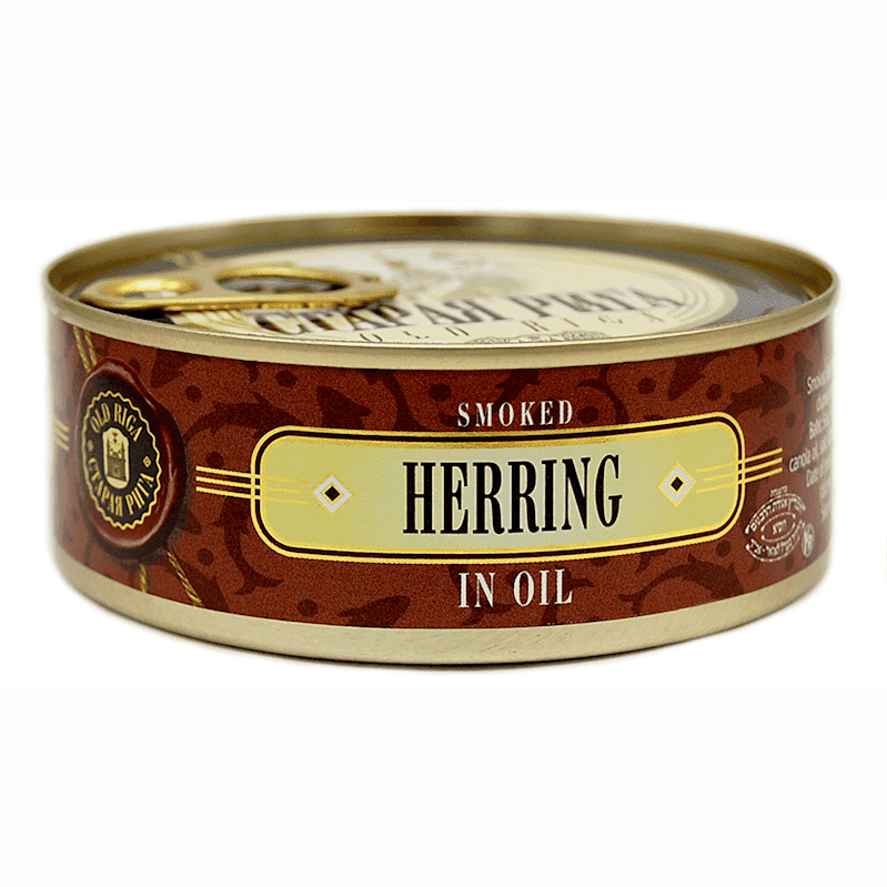 OLD RIGA SMOKED BALTIC HERRING IN OIL 240GR.
