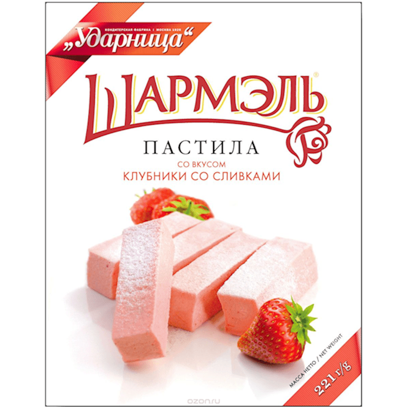 PASTILA STRAWBERRY SHARMEL  221GR