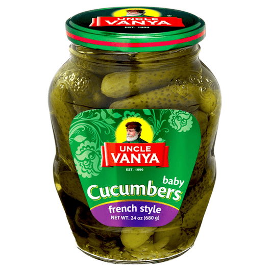 PICKLED BABY GHERKINS FRENCH STYLE (3-6 CM) 680 GR