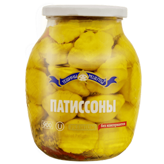 Tescheni Recepti PREMIUM SQUASH PATISONI MARINATED KOSHER 900 ML