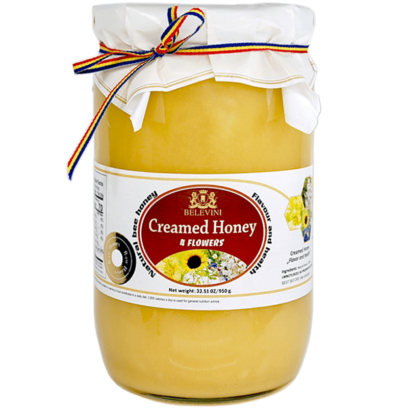 RAW CREAM HONEY BELEVINI 950g