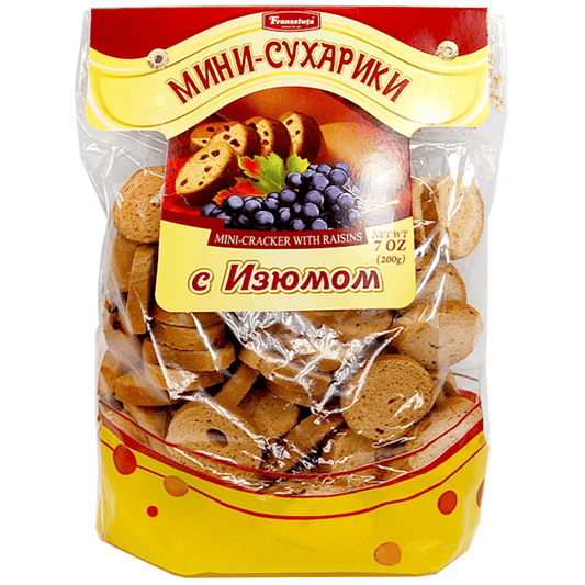 RUSK SUHARIKI W/RAISINS 200g