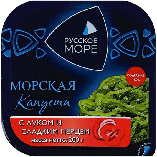 Seaweed Salad Marinated "Onion and Sweet Pepper" 200g/7.05oz (12)