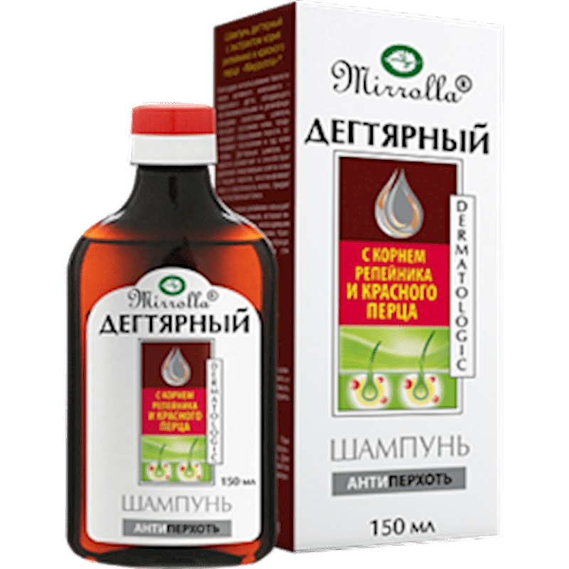 SHAMPOO DEGTYARNIY WITH RED PEPPER AND REPEINIK ANTI DANDRUFF 150 ML