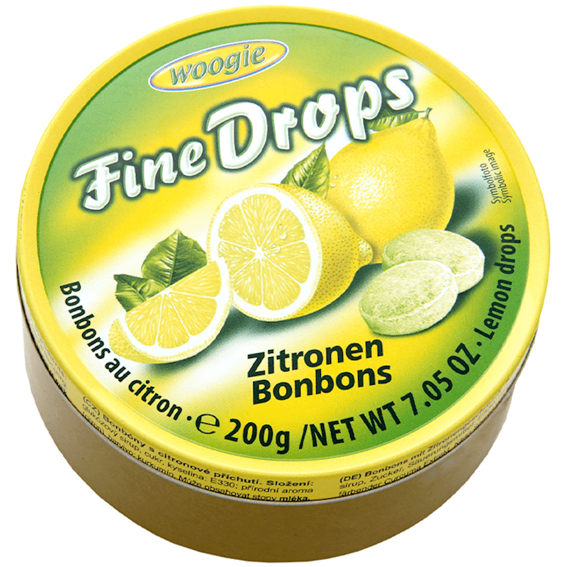 WOOGIE FINE DROPS WITH LEMON FLAVOR 200 GR