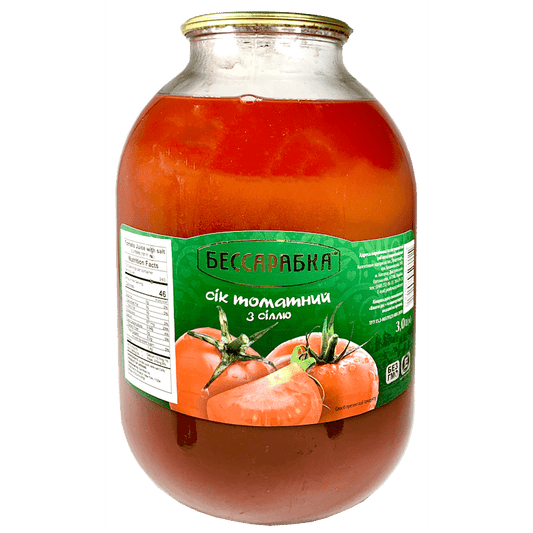 BESSARABKA TOMATO JUICE WITH SALT 3 L