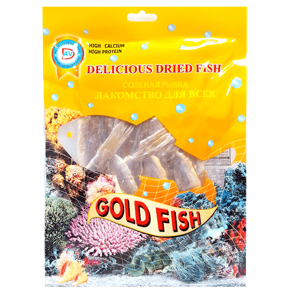 DRIED FISH  GOLD FISH 90 GR