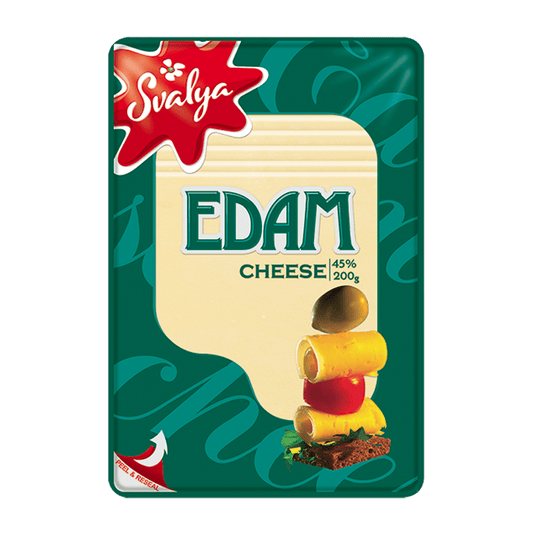 SVALYA SLICED CHEESE EDAM 45% 150GR