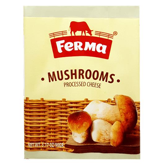 FERMA PROCESSED CHEESE  MUSHROOMS  UKRAINE, 70G